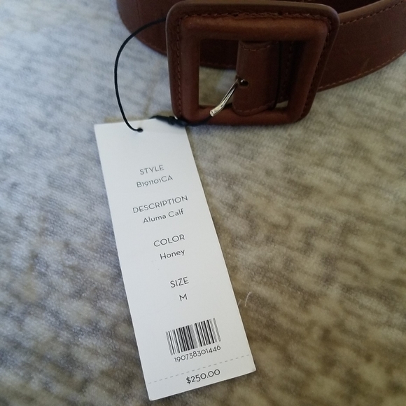 VERONICA BEARD Aluma Belt 100% Leather 1.5" - Picture 2 of 8